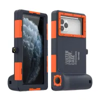 เคสศัพท์ Waterproof Diving Underwater Shell Mobile Camera Deep Sea Snorkeling Pro Max Cover Water Submersible Cases Cell