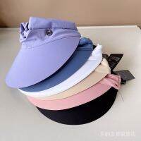 COD QQM Sunscreen cap 防晒帽 风扇帽 jiaox超轻薄UPF50 空顶帽子女透气太阳帽科技速干运动帽 户外 5/18