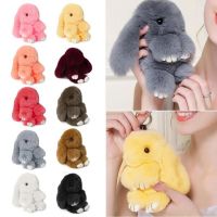 2022 New 1PC Charm Doll Decoration Bag Pendant Key Chain Rex Rabbit Fur Plush Bunny Toy Hot Sale