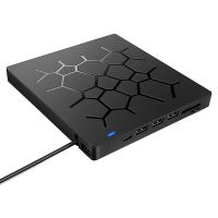 External CD/DVD Drive USB 3.0 Type-C 6 in 1 DVD Drive Player with SD/TF &amp; USB3.0 Optical Drives for PC Laptop