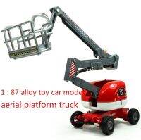 Free shipping!2014 super cool ! 1 : 87 alloy slide toy models construction vehicles aerial platform truck Baby educational toys
