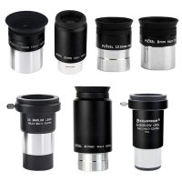 1.25inch 6mm 8mm 12.5mm 32mm 40mm Plossl Telescope Eyepieces and 2X 3X Barlow Lens Full Metal Astronomy Telescope Eyepieces