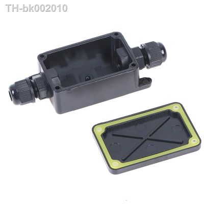 ☞☄♂ 1PC 2 Way Outdoor Waterproof IP66 Electrical Cable Wire Connector Junction Box With Terminal 450V Junction Box for Led Light