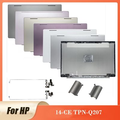 NEW For HP 14 CE TPN Q207 Series Laptop LCD Back Cover LCD Hinges Top Case A Cover Gray Pink Gold White Purple