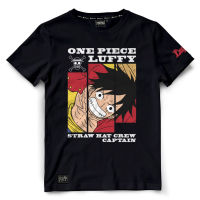 เสื้อยืดลำลองฤดูร้อน  เสื้อยืดวันพีซ ลาย Luffy ลูฟี่ มี สีดำ และ สีกรม เสื้อยืดลายฤดูร้อน S-5XL