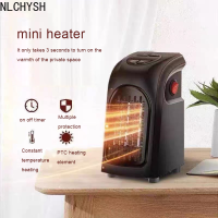 Wall Electric Heater Mini Fan Heater Warm Blower Desktop Household Wall Handy Heating Stove Radiator Warmer Machine for Winter