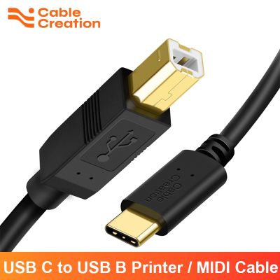 CableCreation USB C to USB B 2.0 Printer Cable for Type c Scanner Cord for Epson MacBook Pro HP Canon for MIDI Controller DJ