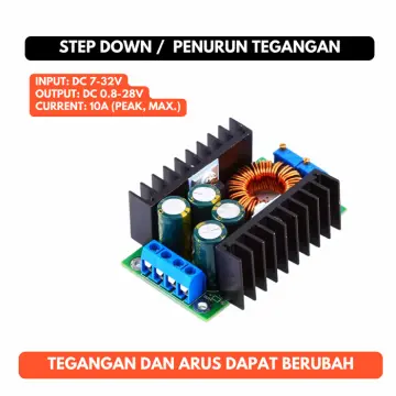 Promo Step down dc 24v 12v 20a power suply converter dc penurun