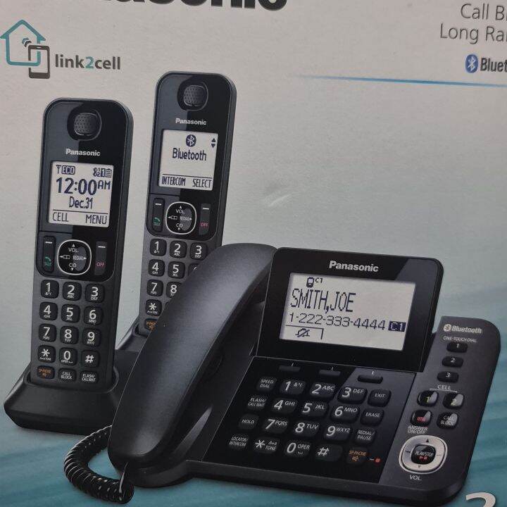 Panasonic KXTGF382 Link2Cell Bluetooth Corded / Cordless Cordless