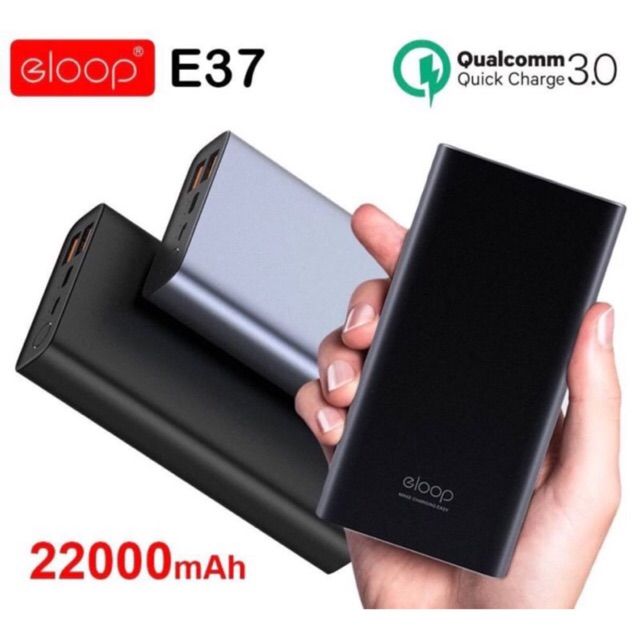 eloop-e36-แบตสำรอง-12000mah-รองรับชาร์จเร็ว-quick-charge-3-0-2-0-pd-fast-charge-power-bank