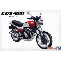 แบบทหารสุดๆ √ AOSHIMA ชุดประกอบโมเดลรุ่น1/12ฮอนด้า NC07 CBX400F 81 06375