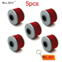 5x Oil Filters For Honda NX650 CBX 250 RSE ATC250ES CBR300R CBX250 CRF250L CB300F CB400 CB400F TRX700 XR 250 440 XR350R 650R