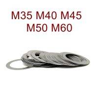 【✱2023 HOT✱】 wu35451330 สแตนเลสเครื่องซักผ้าแบนปะเก็นปรับความแม่นยำสูง M40 M35แผ่นบางพิเศษ M50ความหนาของ M60 0.1 0.2 0.3 0.5 1มม.