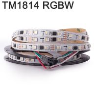 DC12V 24V TM1814 RGBW RGBWW LED Strip SMD 5050 Chip 4 in 1 Programmable Addressable Smart Pixel Tape Light 5m 60LEDs/M IP20 IP67