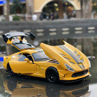 1:32 Viper ACR SRT ล้อแม็กรถสปอร์ตรุ่น D Iecasts ของเล่นโลหะยานพาหนะรถรุ่นจำลองเสียงและแสงเด็กเด็กของเล่นของขวัญ