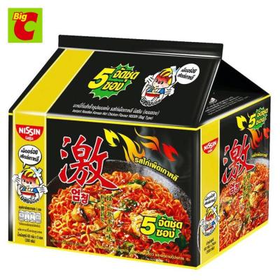 NISSIN Instant Noodles Korean Hot Chicken Flavour 60 g. Pack 5