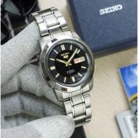 นาฬิกา Seiko รุ่น SNKK17K1 นาฬิกาผู้ชาย สายแสตนเลส หน้าปัดดำ สวยหรู - สินค้าของใหม่ ของแท้ 100% รับประกันสินค้า 1 ปีเต็ม