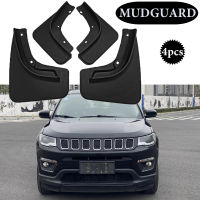 คุณภาพสูง Mudguard สำหรับ Jeep Compass 2017-2022ด้านหน้าด้านหลัง Mudflaps Mudguards รถอุปกรณ์เสริม Auto Styline Splash Guard Fender