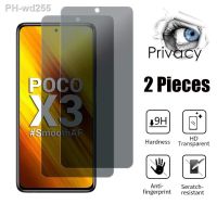 2 Pieces Anti Spy Tempered Glass for Xiaomi Mi X3 NFC F3 Privacy Anti-Peep Screen Protector Redmi K40 Pro Note 9S 8 10 Pro