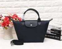 ▤㍿✖ Longchamp Le Pliage Neo 1512578001 Small Shoulder Bag Crossbody Handbag Thick กระเป๋าไนลอน กันน้ำ Dumpling Bag Fashion Casual Backpack Graphite สีเทา