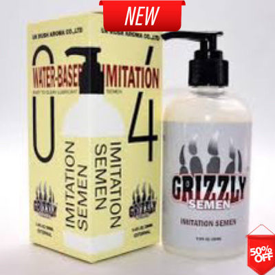 ของแท้ พร้อมส่ง Lubricant Grizzly Samen imitation Popular Lubricant Brand In UK (Rush Brand) เจลหล่อลื่นสูตรอุ่น