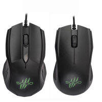 Signo Socio เมาส์ ออพติคอม เกมมิ่ง Optical USB Mouse รุ่น Mo-98 / MO-99 (Black สีดำ )