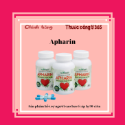 Combo 10 hộp Apharin sản phẩm hỗ trợ người cao huyết áp lọ 90 viên
