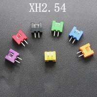 100pcs XH2.54-2p straight pin receptacle plastic shell XH2.54mm housing connector red yellow blue green black color