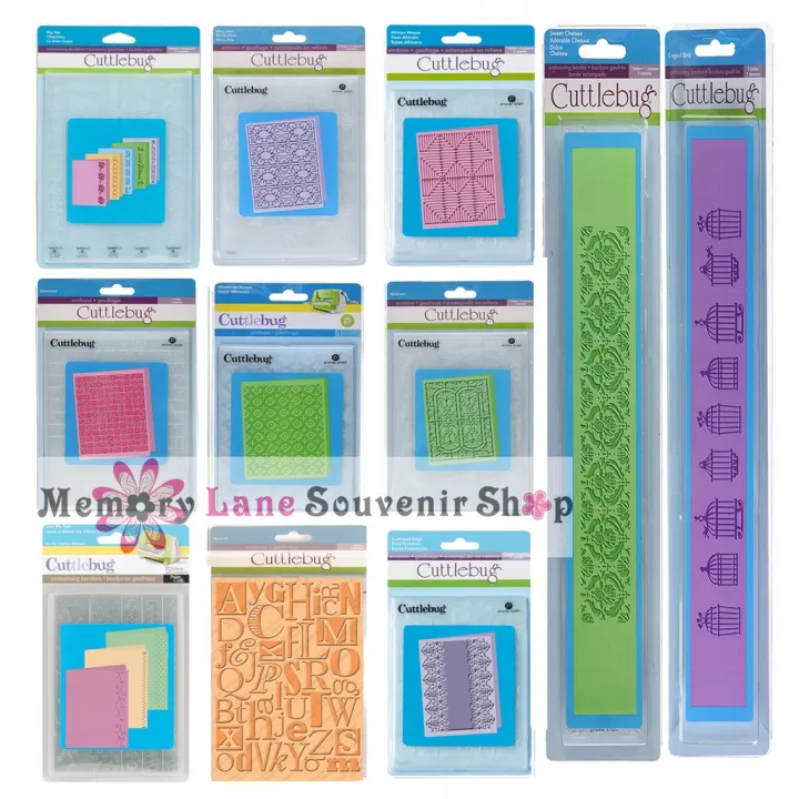 Cricut CuttleBug Embossing Folder Lazada PH