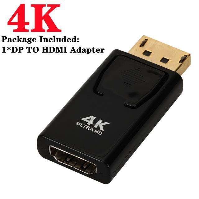 ร้อน-1080p4k-พอร์ตจอแสดงผลเป็นอะแดปเตอร์-hdmi-4k-ชาย-dp-เป็น-hdmi-หญิงแปลงวิดีโอเสียงสำหรับแล็ปท็อปพีซีโปรเจคเตอร์-displayport-เป็น-hdmi