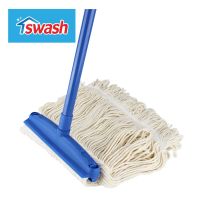 SWASH 10  T-Shape Dolly Cotton Mop - สวอช ม็อบหนีบเย็บชาย 10 นิ้ว ไม้ม็อบ ไม้ถูพื้น ม็อบถูพื้น ไม้ม๊อบ ม๊อบ