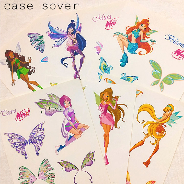 Set sticker chủ đề Winx Club - Phép thuật Winx trang trí Planner - Case  Sover 