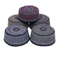 2 Pcs 10ชิ้นหมวกมุสลิมสำหรับชาย Freeshipping Skull หมวกสวดมนต์ปัก Kufi Kippah อิสลามซาอุดีอาระเบียชาวยิวฤดูร้อน