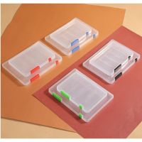 [NEW EXPRESS]✲ A4 Paper Transparent Storage Box Save Space Clear Plastic Document Filling Case File Waterproof