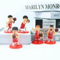 5ชิ้น/เซ็ตสแลมดังก์คาอิเดะรูกาวา Hanamichi Sakuragi หุ่นแอคชั่นคอลเลกชันรูปปั้น Hiasan Mobil ของขวัญเด็ก