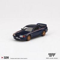 MINI GT 1:64 Model Car Skyline GT-R (R32) Nismo S-Tune Alloy Die-cast Vehicle Display 326 RHD