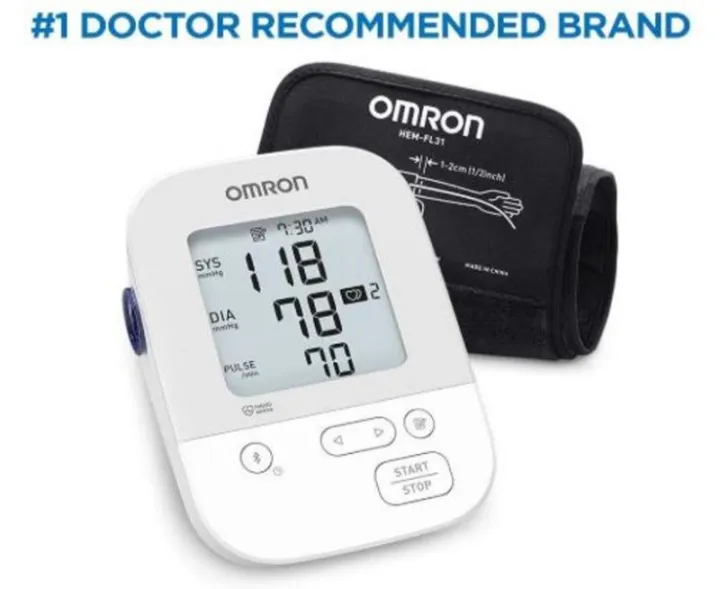 Omron BP5250 Silver Digital Wireless Bluetooth Upper Arm Blood Pressure