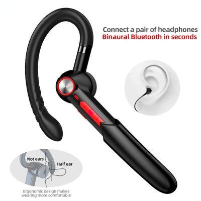 ZZOOI 2022 Newest Bluetooth 5.0 Headset K15 Wireless Headphones Dual Mic Noise Reduction Earphone With Mute Switch For All Smart Phone