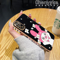 เคส Chenyyka สำหรับ Xiaomi MI POCO M3 Pro 4G POCO M3 Pro 5G Redmi Note 11 SE เคสการ์ตูนน่ารักเมโลดี้กระต่ายหรูหราเคสมือถือกรอบซิลิโคนกันกระแทกด้านหลังเคสป้องกันเลนส์กล้อง