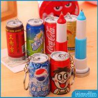 Reviln ปากกาลูกลื่น ทรงน้ำอัดลม 3in1 ปากกา พวงกุญแจ หรือของสะสม  Drink pen มีสินค้าพร้อมส่ง