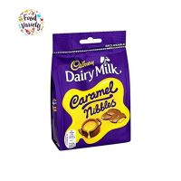 [Best Before 17/Oct/2023] Cadbury Dairy Milk Caramel Nibbles 120g แคดเบอรี แดรี่มิลค์ ช็อกโกแลตนมสอดไส้คาราเมล แบบถุง 120 กรัม