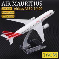 โลหะเครื่องบิน Model1:400 16เซนติเมตรมอริเชียสการบิน AirbusA350รุ่นวัสดุโลหะผสมการบินจำลองของเล่นเด็กคอลเลกชัน