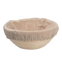 Banneton Round Proofing Basket With Liner W16cm x H9cm / ตะกร้าพรูฟขนมปัง