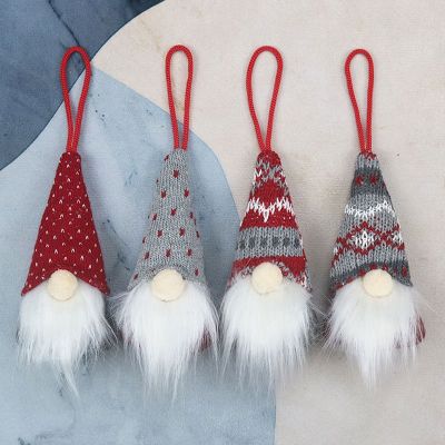 【CC】♚□  2023 Faceless Gnome Ornaments Xmas Old Man Hanging Pendant Decoration New Year