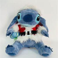 [In stock] Star Paradise Little Monster Santa Claus Edition Stitch ตุ๊กตาตุ๊กตาของขวัญคริสต์มาสของขวัญปีใหม่