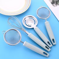 ◄ New Egg Beater 304 Stainless Steel Egg Whisk Stem Egg Separator White and Yolk Filter Kitchen Baking Separator Tool Egg Tools