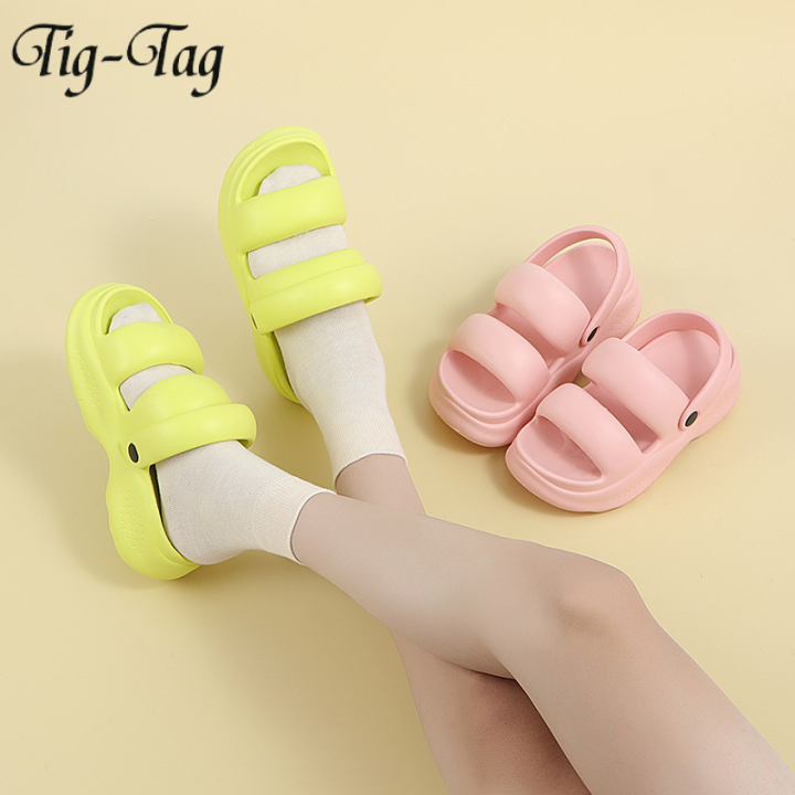 tig-tag-รองเท้าแตะ-วัสดุ-eva-รองเท้าแตะหญิง-ลำลองสำหรับผู้หญิง-พื้นรองเท้าหนามาก-มีจําหน่ายในสต็อก-tt23062510