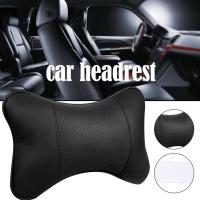 Brand New Arrival Car Neck Cushions Both Sides PU Leather Single Headrest Fits For Most Cars Filled Fiber Universal Car Cushion Seat Cushions