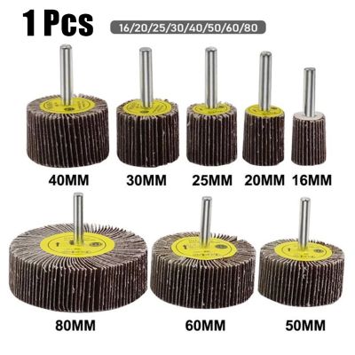 【VV】 1pc Sanding Flap Polishing Wheels Disc Sandpaper 6mm Shank 80 Grit Abrasive Grinding