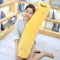 หมอนอะนิเมะ68/110Cm,หมอนอะนิเมะ Gudetamaed Plush ต่อต้านความเครียดหมอนยาว Hiasan Kamar นุ่มขี้เกียจยัดไส้